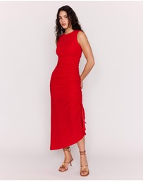 MINKPINK - Rosa Drawstring Midi Dress