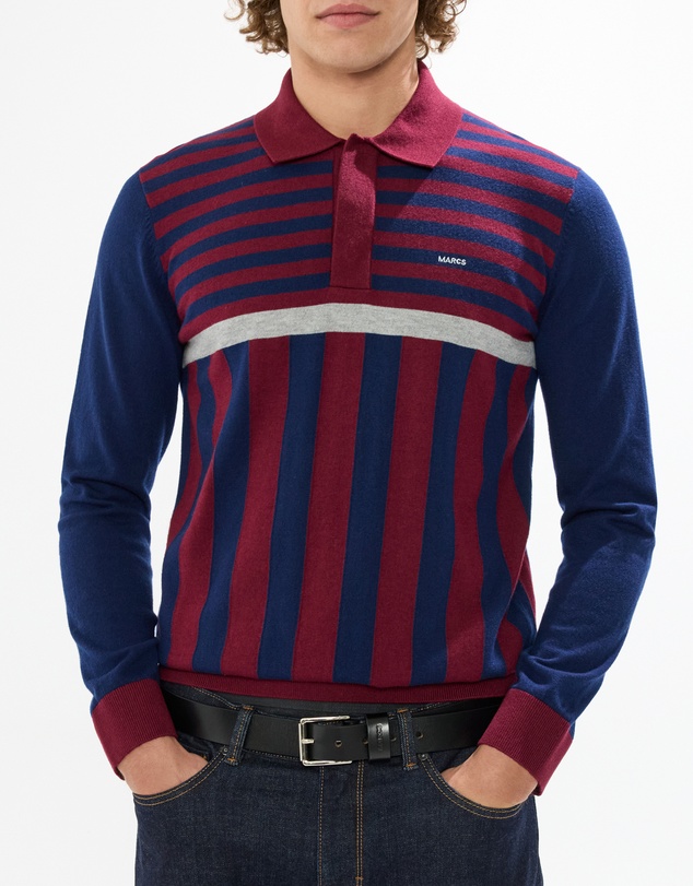 Marcs - Joshua Stripe Knit Polo