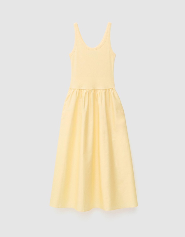 & Other Stories - Cotton Rib Tank Midi Dress