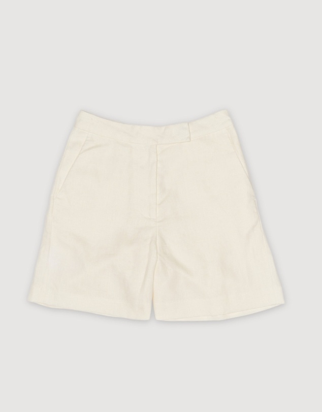 Revibe - Repaired Assembly Label Linen Relaxed Short
