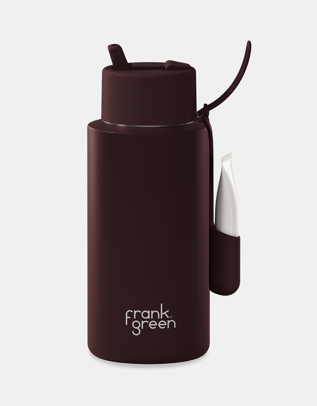 Frank Green - Lip & Sip Set - 34oz Ceramic Reusable Bottle + Lip Gloss Holder
