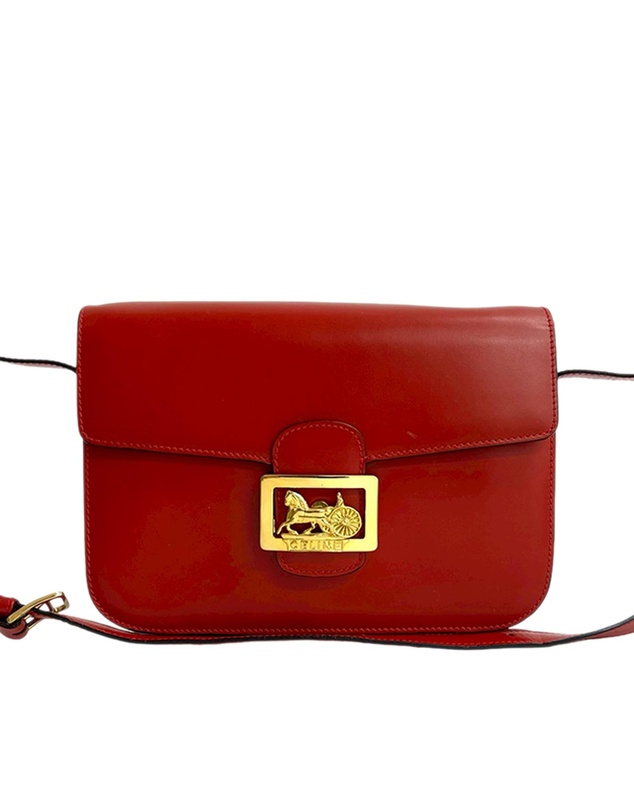 Pre-Loved by Azura Reborn - Pre-Loved Calfskin Horse Carriage Crossbody
