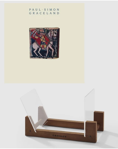 Sony Music - Paul Simon Graceland Vinyl Album & Crosley Record Storage Display Stand