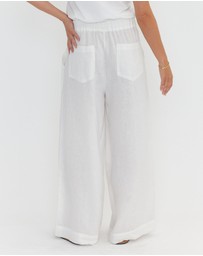 ALEXANDRA - Teri Pants White