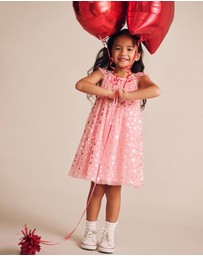 Huxbaby - Golden Cherries Princess Tulle Dress - Babies
