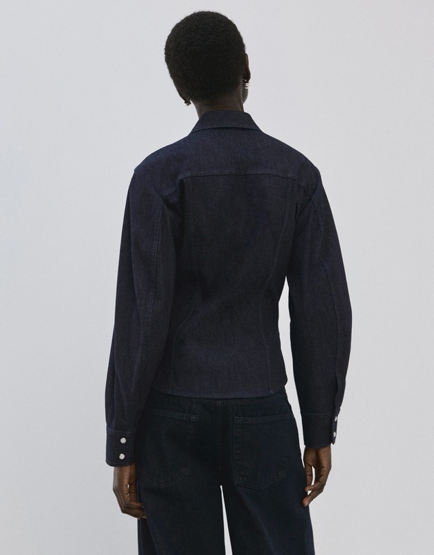 M.N.G - Denim Shirt With Seams