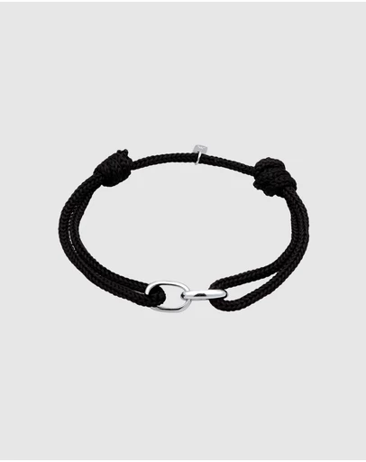 Kuzzoi - ICONIC EXCLUSIVE - Nylon Bracelet with Sterling Silver Details