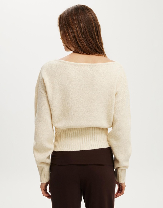 Cotton On - Softest Luxe Off Shoulder Knit