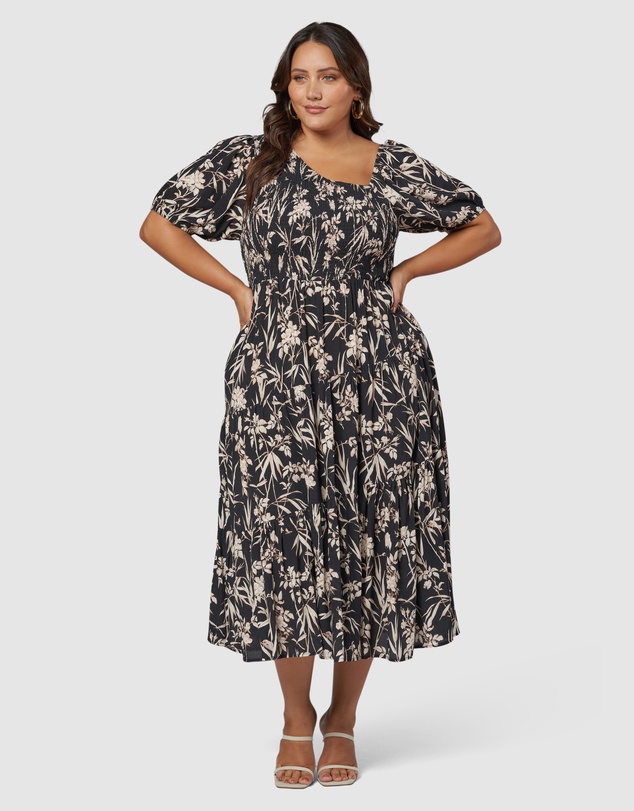 Something 4 Olivia - Ella Asymmetric Midi Dress