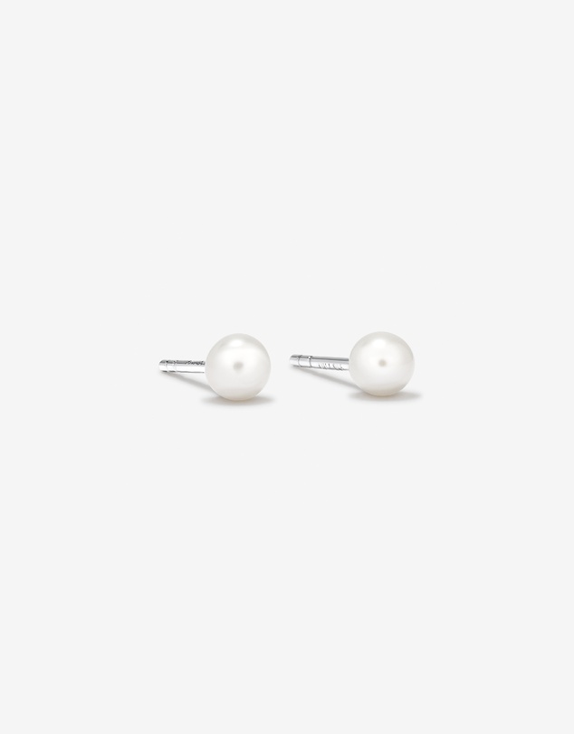 Michael Hill - Cultured Freshwater Pearl Stud Earring and Necklace Set in Sterling Silver