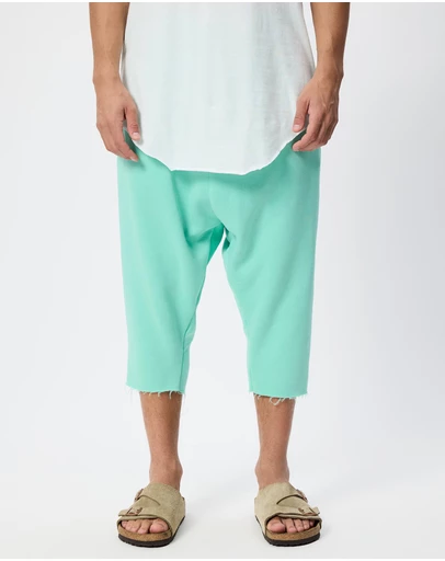 Surrounded By Ghosts - The Jade Low Crotch Fleece Casual Shorts