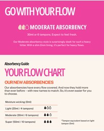 Modibodi - Sensual Period Underwear French Cut Moderate Absorbency