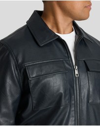 Johnny Bigg - Rebel Faux Leather Jacket