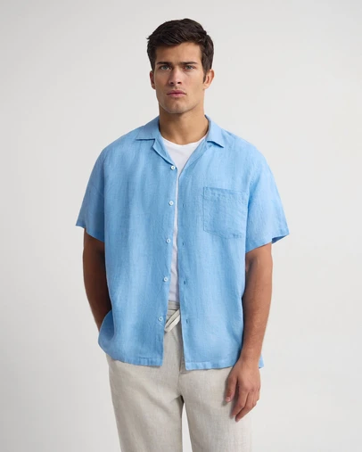 Oxford - Griffin Delave Linen Short Sleeve Shirt