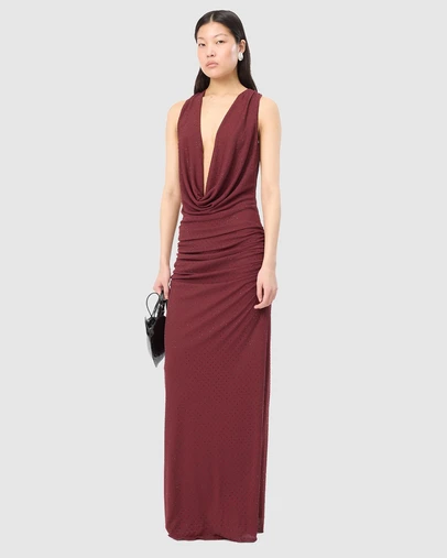 ROTATE - Maxi Halterneck Dress