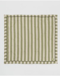Phile - Striped Play Mat – Green