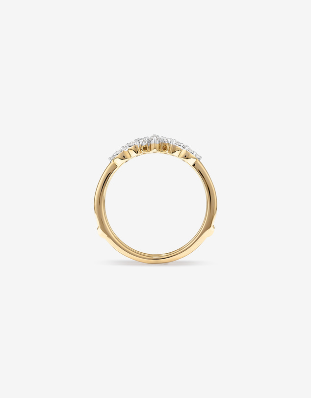 Michael Hill - Enhancer Ring with 0.33 Carat TW of Diamonds in 14kt Yellow Gold