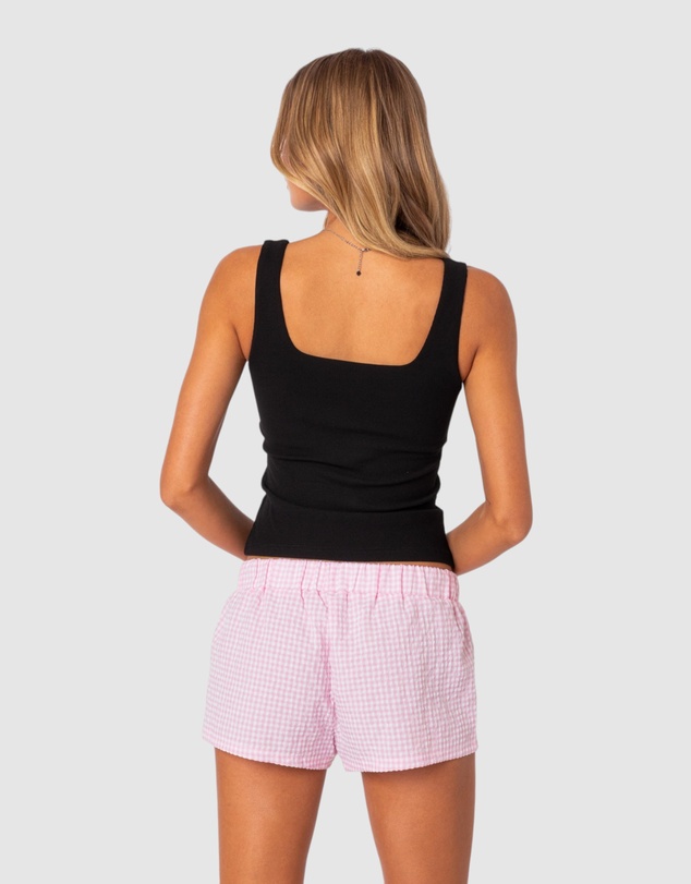 EDIKTED - Lola Ribbed Tank Top