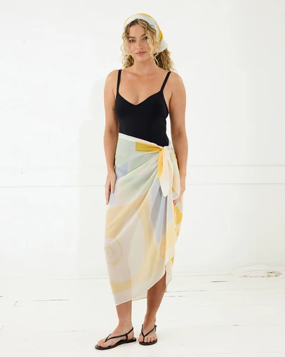 Morgan & Taylor - Sunrise Sarong in Orange