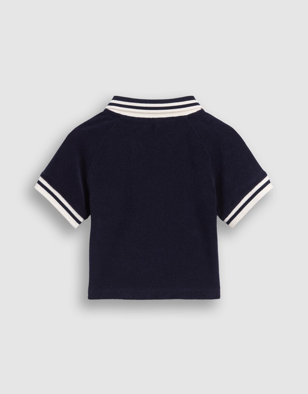 GAP - SS Terry Johnny Collar Shirt - Babies-Kids