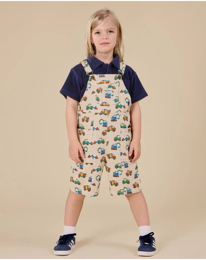 Goldie + Ace - Diggers James Pocket Overalls - Babies-Kids