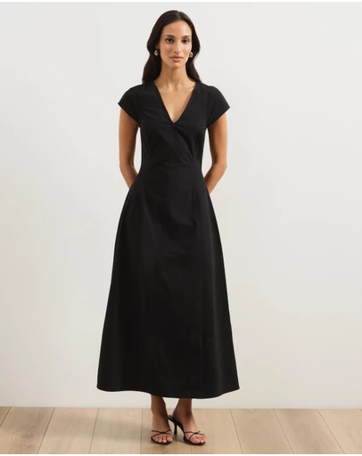 Atmos&Here - Sofie Chambray Midi Dress