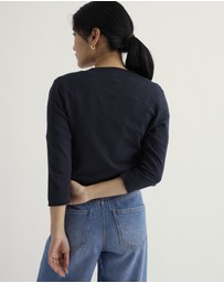 Seasalt - Seasalt Cornwall Navy Vanessa Knitted Cardigan