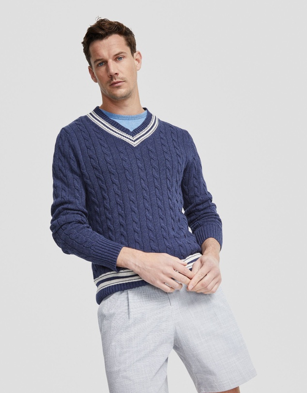 Oxford - Richie Cricket Cable Knit Top