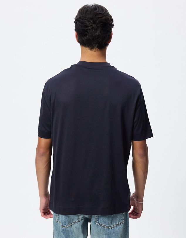 Emporio Armani - Graffiti Eagle Logo Print Jersey T-Shirt