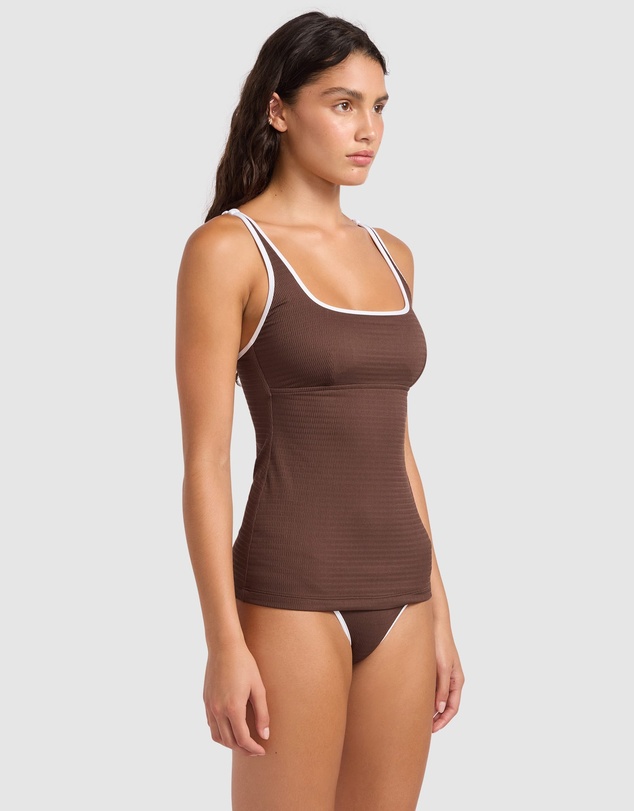 Seafolly - Beach Bound Square Neck Tankini Bikini Top