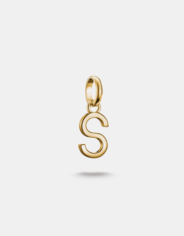 THOMAS SABO - THOMAS SABO Connect Charm letter S Gold