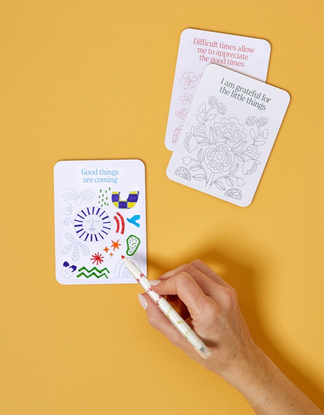 Journey Of Something - Colour Your Own Affirmation Cards