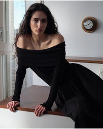 M.N.G - Palace Off-The-Shoulder Dress