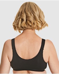 Royce Lingerie - Comfi Cotton Wirefree Press Stud Front Open Bra
