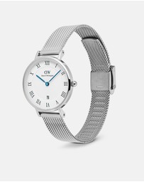 Daniel Wellington - Petite 28mm Roman Numerals Date Sterling S