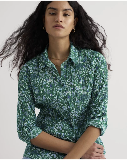 Seasalt - Seasalt Cornwall Green Larissa Shirt