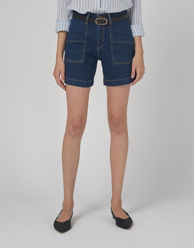 DRICOPER DENIM - Zaplin Paris Blue Denim Shorts