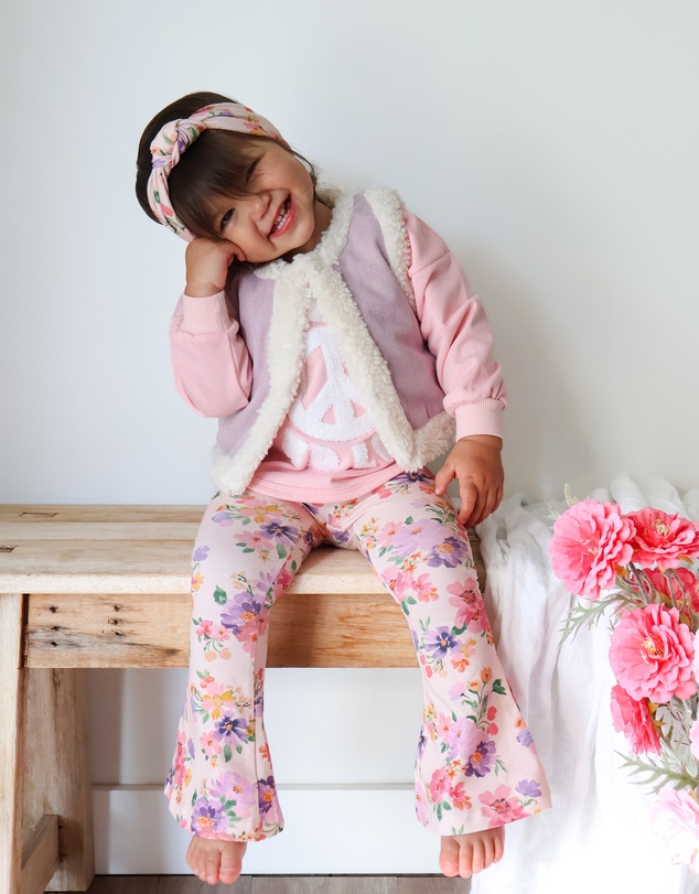 WITH LOVE FOR KIDS - Snowy Cord Vest - Babies - Kids