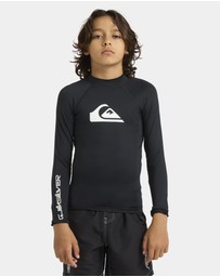 Quiksilver - Boys 4 to 16 Everyday Long Sleeve UPF 50 Rash Vest