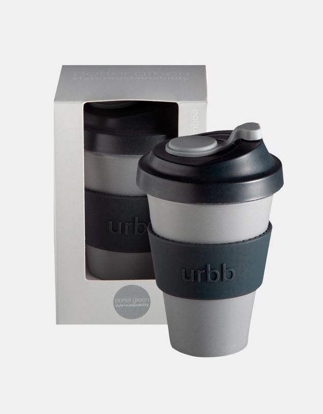 porter green - urbb | biodegradable bamboo coffee cup
