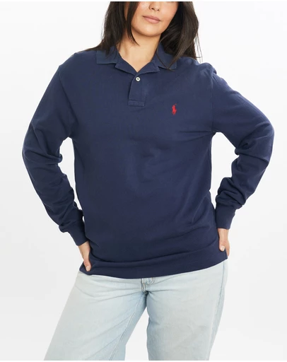 Vintage by The Real Deal - Pre Loved - Vintage Polo Ralph Lauren Long Sleeve Polo Shirt