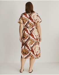 Atmos&Here Curvy - Mia Relaxed Midi Shirt Dress
