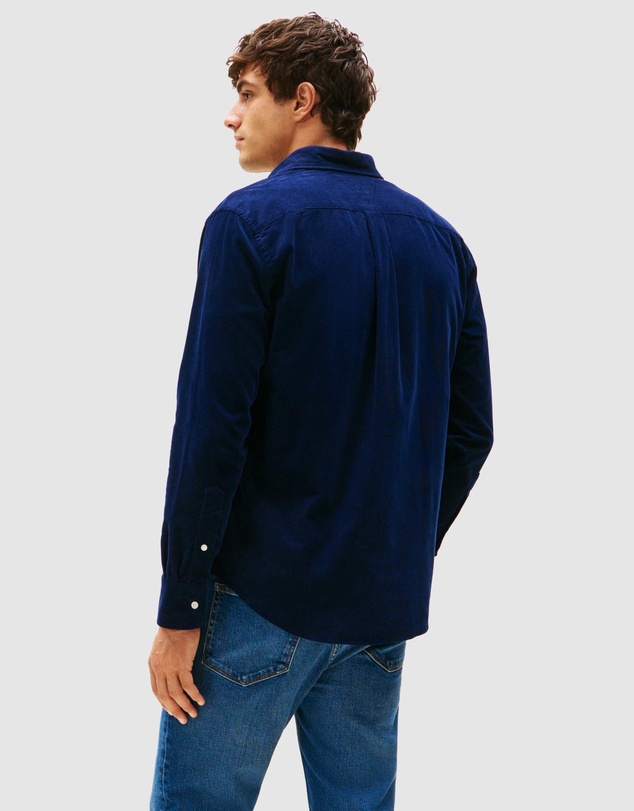 Tommy Hilfiger - Regular Fit Flag Embroidery Corduroy Shirt