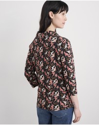Seasalt - Seasalt Cornwall Black Wavecrest Shirt