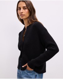 The Fated - Maia Round Neck Knit Cardigan