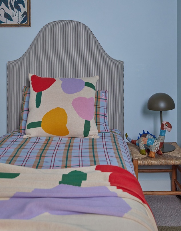 Mosey Me - Forget Me Not Knitted Cushion