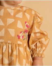 Fox & Finch - Winter Vacay Emb. Dress - Babies