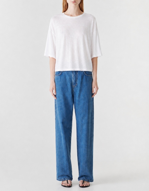Bassike - Slub Yoke Slouch T-Shirt