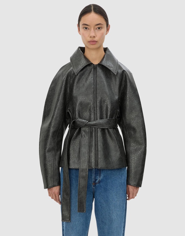 C&M CAMILLA AND MARC - Oreno Croc Belted Jacket