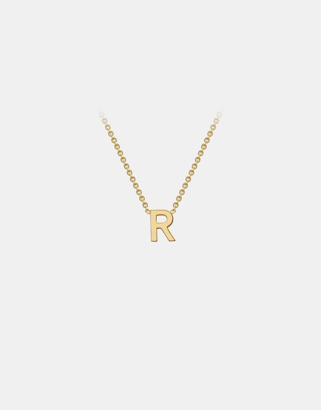 Zoe Olivia - 9K Gold Initial R Necklace
